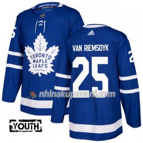Toronto Maple Leafs Dresy James Van Riemsdyk 25 Adidas 2017-2018 Modrá Authentic - Dětské
